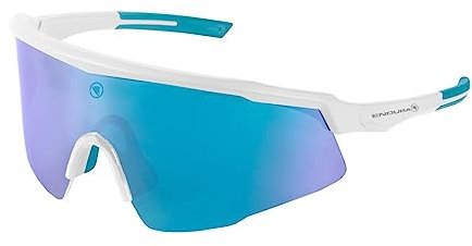 Endura Unisex Erwachsene Shumba II Fahrradbrillen-Set | Leicht | Antibeschlag-Beschichtung Brille, Weiß, Einheitsgröße