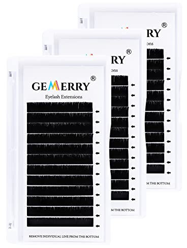 3x Selbstfächernde Volumen Wimpern 0,05 D curl 12mm 13mm 14mm Easy Fan Lashes 2D 3D 6D 10D Wimpernverlängerung Volumentechnik Russian Lash Extensions (0.05-D12+D13+D14)