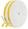 Joint Adhésif Isolation Fenêtre - Joint Porte Entrée en Mousse Caoutchouc 6mm(l) x 3mm(H) x 20m(L) - Anti Froid et Isolation du Bruit - Antichoc pour Coin de Placard, Blanc