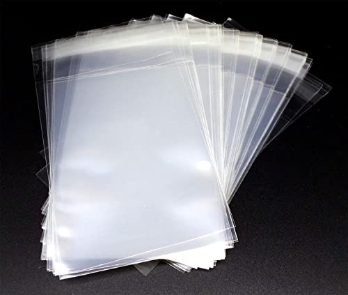 docsmagic.de 4 x 100 Toploader Bags Resealable 81 x 111 + 35 mm - Standard Size 3 x 4