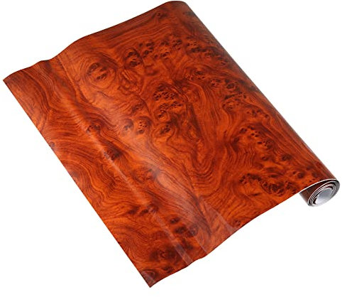 X AUTOHAUX Rouleau de Film adhésif en Vinyle pour Voiture Marron