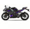 Motorradverkleidungsaufkleber Ganzwagen-Aufkleber-Kit-Zubehör Für Kawasaki Für Ninja400 Für Ninja 400 2018-2021 2018 2019 2020 2021 Für Ninja Schmücken (Color : S12)