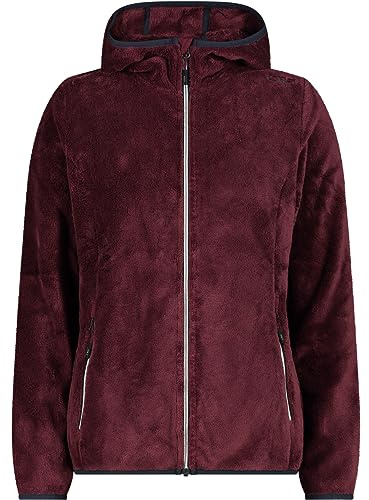 CMP Damen Damenjacke mit Fester Kapuze fleecejacke
