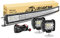 PICAA Led Arbeitsscheinwerfer 42 Zoll 104CM 540W 7D Led Lichtbalken Drei Reihen 12V Gewolbt Led Zusatzscheinwerfer Bar Mit 2PCS 4 Zoll 60W LED Arbeitslicht für SUV Offroad ATV UTV Traktor 4x4 Auto