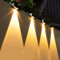 kpslucerna LED Solarleuchten Für Außen, 2 Stück IP65 Solarleuchte, Garten, Treppenlicht, Wasserdicht, Beleuchtung, Für Balkon, Staketenzaun Haus Deck Porch Zaun Warmweiß Lampe