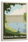 YIBIN Vintage Trvael Poster für Center Hill Dam Poster, dekoratives Gemälde, Leinwand-Wandposter und Kunstdruck, modernes Familienschlafzimmer-Dekor-Poster, 50 x 75 cm