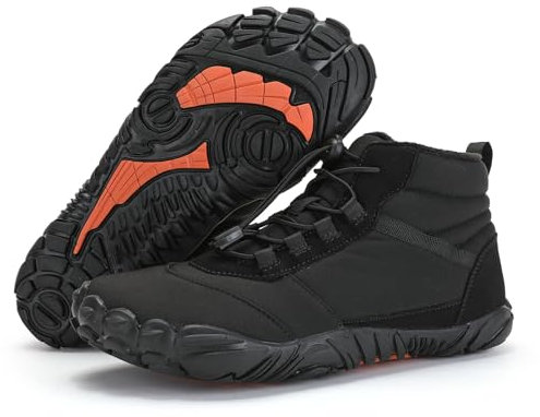Imperméable Pieds Nus Chaussures Hiver Pro 2.0 Hommes Femmes Unisexe Minimaliste Trail Chaussures De Course en Plein Air Pieds Nus Chaussures Pieds Nus Chaussure Pieds Nus,Noir,43