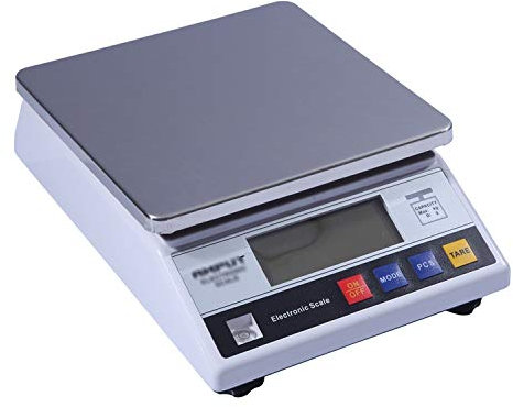 Báscula electrónica de alta precisión de 0.01 g Báscula de cocina para hornear en el hogar a prueba de agua para báscula de plataforma de pesaje de supermercado (Size : 3kg/0.1g) (5kg/0.1g)