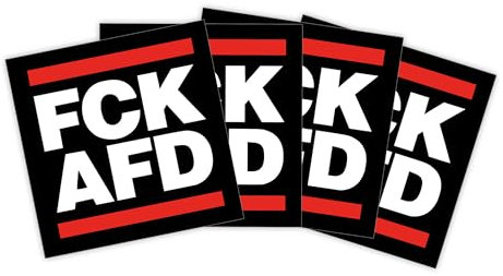 ab 30 bis 500 Stück FCK NZS Sticker Classic 7,4cm x 7,4cm (30x FCK AFD)