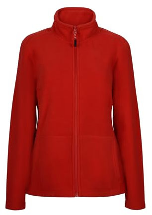 Mukua Perth Woman Giacca in Pile da Donna, Rosso, M