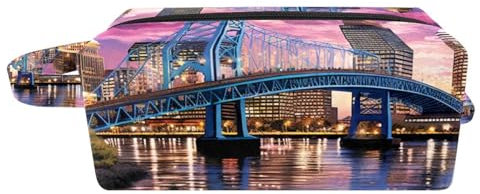 YTYVAGT Make-up-Tasche für Damen, Kulturbeutel für Herren, Reise-Kosmetiktasche, A74e5ur4xfy, 8.2x3.1x3.5 in, Modern