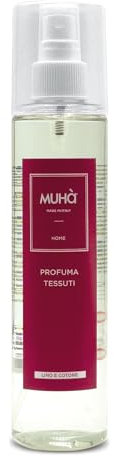 MUHA' | Profuma Tessuti Spray, Fragranza Lino e Cotone, Formato 250 ml
