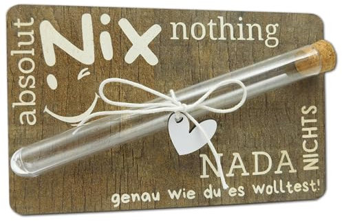 Lustige Geschenkidee für alle die nichts wollen I Geburtstagsgeschenke I Originelles Geldgeschenk I Nichts Geburtstagsgeschenk I Geldgeschenke I Geldverpackung I Geschenk I Nix Geschenk