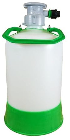 ich-zapfe.de Reinigungsfass für Bierleitungen, Reinigungs-Set für 5 l Zapfsysteme, Hahnkopf: Typ S