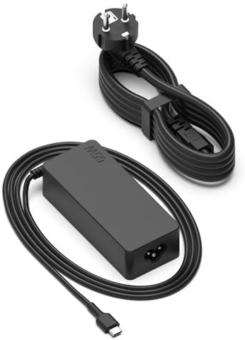 Haiyistar 45W 65W PC portatile USB C Caricatore Alimentatore per Lenovo Thinkpad Chromebook Yoga, Caricabatterie per HP Elitebook Spectre ASUS Acer Xiaomi Huawei Matebook Pro Air
