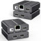 YOUTINGHDAV HDMI USB KVM Extender, Lossless Latency HDMI KVM Extender over IP Ethernet up to 150M via CAT6 / CAT5e,Plug and Play,Support 1080P@60Hz, Loop Out, POE, Mouse and Keyboard Remote Control PC