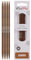 KnitPro Ingwer-Doppelspitz-Stricknadeln – 12,5 cm x 3,75 mm, 5er-Pack