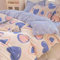 Bettbezug 135 X 200 Blaue Und Rosa Herzen Bettbezug Set,Bettbezüge-Sets 3 Teilig Mikrofaser Bettbezug Mit Reißverschluss Und 2 Kissenbezug 80X80Cm, Jugendliche,Bettwäsche-Sets Modern