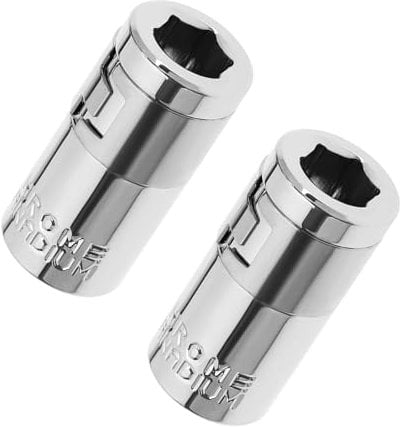 2Pcs 1/4 Square Hole to Converter Metal 1/4 Square Drive to Socket Bits Converter Screwdriver Bit Adapter Screwdriver Accessories