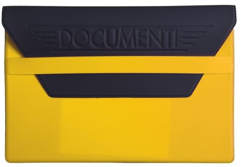 Porta Documenti Libretto Auto 13x19 Con Fascetta In Tam Bicolore