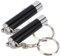 Mini Lampe de Poche 2 Pièces avec Porte-clés, LED Jaune Douce, Matériau Métallique, Conçue pour Plus de commodité, LR41 X 4, 25 MAh X 4 (avec Pile Bouton incluse), Adaptée au