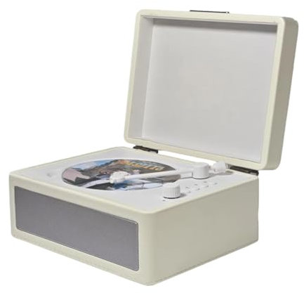 Cd Player, Vintage Cd Player USB Disk Playback With a Tray-style Disc Insertion Retro for Music Enthusiasts and Collectors Alike (White)