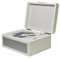 Cd Player, Vintage Cd Player USB Disk Playback With a Tray-style Disc Insertion Retro for Music Enthusiasts and Collectors Alike (White)