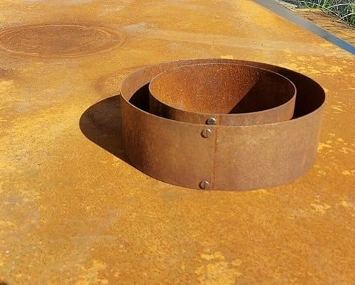 Baumring Pflanzring Hochbeet Edelrost (2 x 79 cm Ø)