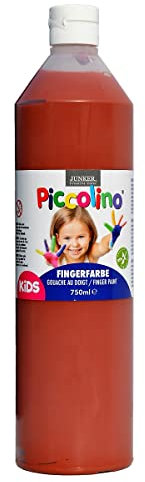 Piccolino Fingerfarbe Braun, 750 ml Flasche