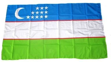 Flagge Fahne Usbekistan 30 x 45 cm FLAGGENMAE®