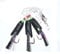 5 Packs Of Black Hokki Max Cod Rigs To 6/0 Hooks and 2 Marauder Snap Swivels