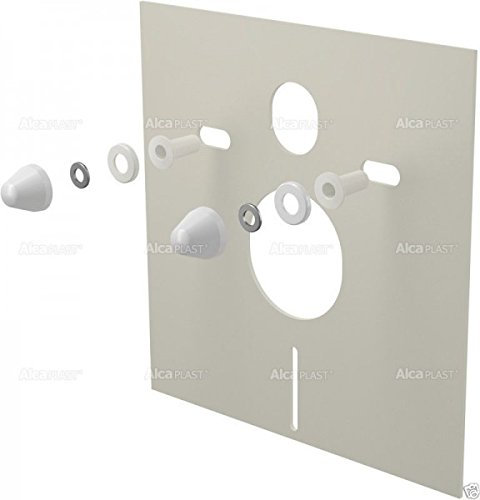 Schallschutz-Set für Wand-WC und Bidet mit Zubehör und Weißabdeckung