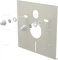 Kit d'isolation acoustique pour mur de WC et bidet avec accessoires et des cheveux blancs