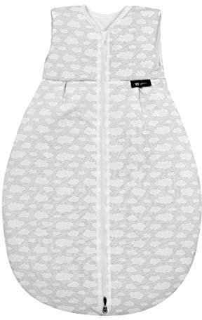 Alvi Schlafsack Mäxchen Thermo Exklusiv | Baby-Schlafsack ohne Ärmel | Winterschlafsack Außensack wattiert