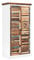 Woodkings® Kleiderschrank Perth Holz weiß 2türig, recyceltes Massivholz Lamellentüren antik, Flurschrank Vintage, Flurmöbel, Dielenschrank, Holzschrank
