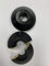 A4 Tech x2 (15mm) OC - Black Wooden Pipe Cover/Rad Ring/Collar/Rose