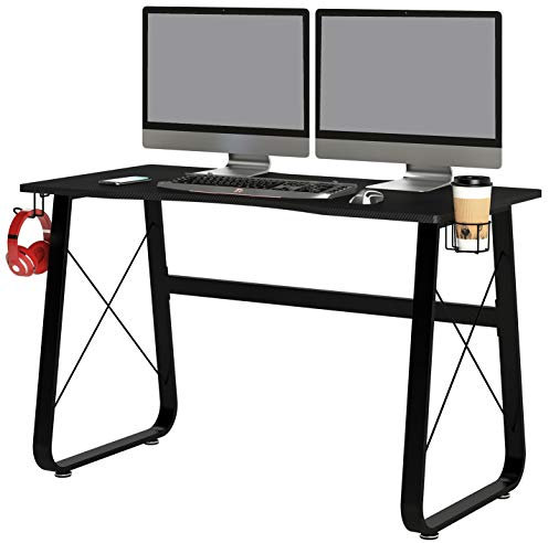 SixBros. Computerschreibtisch Schwarz - GT-013/8396