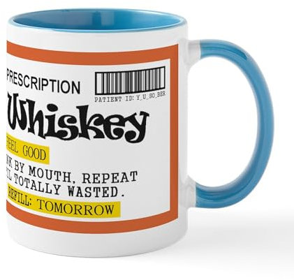 CafePress Whiskey Prescription Mugs 11 oz (325 ml) Ceramic Coffee Mug