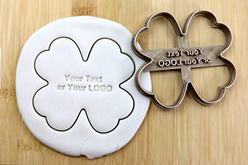 Cookie Cutter Keksausstecher mit eigenem Text für Plätzchen und Fondant personalisiertes Geschenk approx.8cm