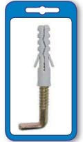MASIDEF - 2 TASSELLI NYLON PER SCALDABAGNO - DIAM. 12X60 MM