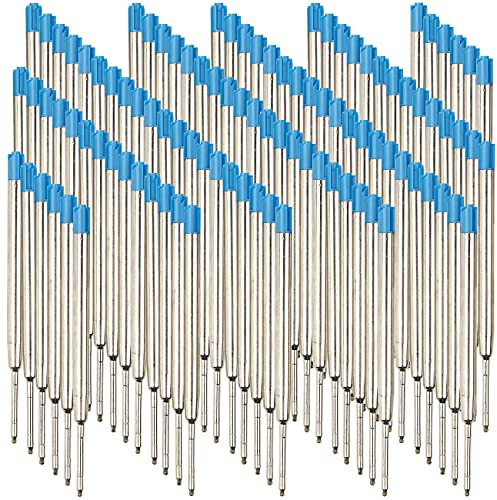 PEARL Kuli Minen: 100er-Set Kugelschreiber-Minen, blau, Stärke B (Ersatzminen-Set, Minenset, Stift)