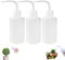 3 Stück Spritzflasche,250ml Gießflasche,Transpartent Kunststoff Quetschflaschen für Gartenarbeit Industrie Labor und Chemie