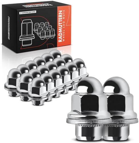 Frankberg 20x Radmutter M12X1.5 Sechskant Replace #MR455707, 994061 | Kompatibel mit Mitsubishi ASX Van Space Lancer L200/Triton Pajero Grandis Outlander Eclipse 3000 GT Sigma Endeavor Mirage