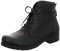 THINK! Damen Denk chromfrei gegerbte Lammfell Stiefelette, 0010 SCHWARZ, 41 EU