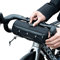 ROCKBROS Road-to-Sky Fahrrad Lenkertasche Fahrradtasche Lenker Vordertasche 1,5L Wasserabweisend Reflektierend Modern 5 Farben für Mountainbikes, Rennräder, Citybikes Schwarz