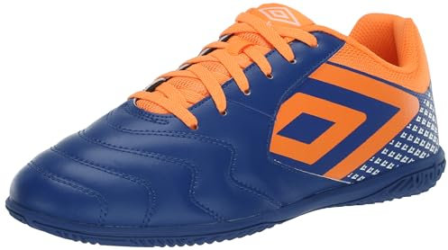 Umbro Herren Sala 5 Ic Indoor Fußballschuh, Blau/Orange/Weiß, 44 EU