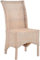 Krines Home Rattan Esszimmerstuhl hohe Rückenlehne Rattanstuhl Esszimmer Korbstuhl (Vintage Weiss)