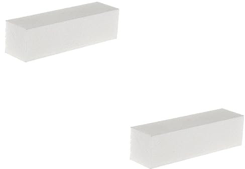 minkissy 20piezas Bloques De Lijado Para Uñas De Esponja Para Manicura y Pedicura Ligeros y Lavables Diseño Multifuncional Color