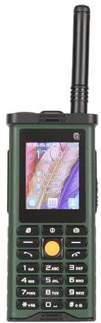 SG8800 Rugged Phone for Elderly, Big Button Senior Cell Phone with Removable Antenna Rod, Clear Sound, Flashlight, 4 SIM, Support BT Camera (Green)