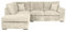 Sofa Selection Jumbo Cord Elegant L Shape 4-Seater Left-Facing Corner Sofa Set, Your Comfort Haven in the Living Room, Our Stunning Jumbo Cord Sofa Collection (Left Hand Facing, Cream)